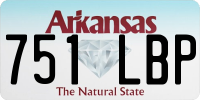 AR license plate 751LBP