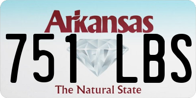AR license plate 751LBS