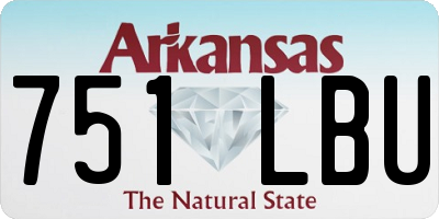 AR license plate 751LBU