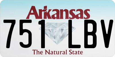 AR license plate 751LBV