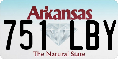 AR license plate 751LBY