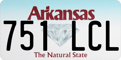 AR license plate 751LCL