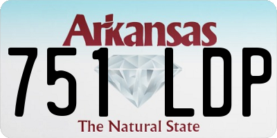 AR license plate 751LDP