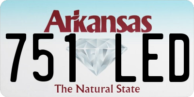 AR license plate 751LED