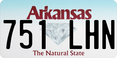 AR license plate 751LHN