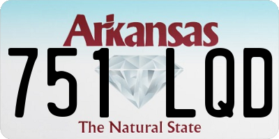 AR license plate 751LQD