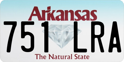 AR license plate 751LRA