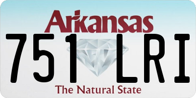 AR license plate 751LRI