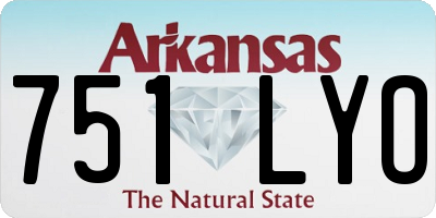 AR license plate 751LYO