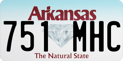 AR license plate 751MHC