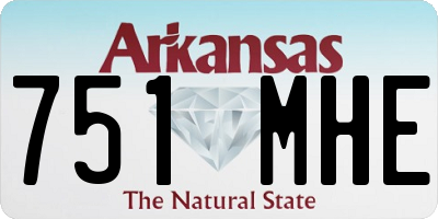 AR license plate 751MHE