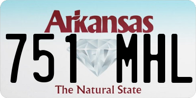 AR license plate 751MHL