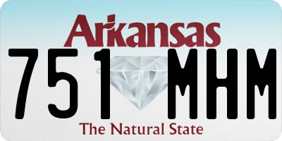 AR license plate 751MHM