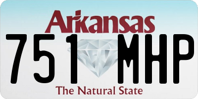 AR license plate 751MHP