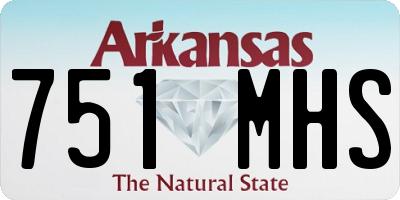 AR license plate 751MHS