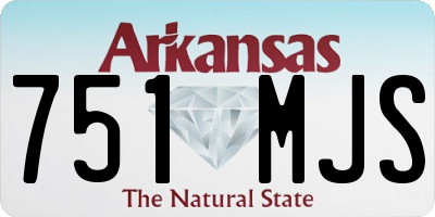 AR license plate 751MJS