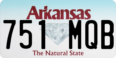 AR license plate 751MQB