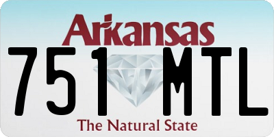 AR license plate 751MTL