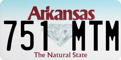AR license plate 751MTM