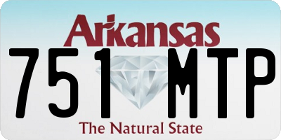 AR license plate 751MTP