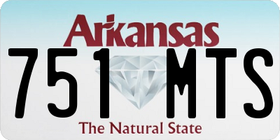 AR license plate 751MTS