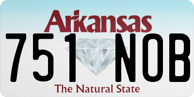 AR license plate 751NOB