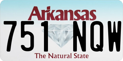 AR license plate 751NQW