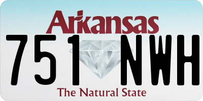 AR license plate 751NWH