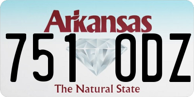 AR license plate 751ODZ