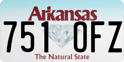 AR license plate 751OFZ