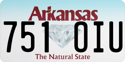 AR license plate 751OIU