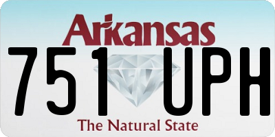 AR license plate 751UPH