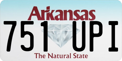 AR license plate 751UPI