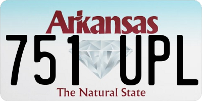 AR license plate 751UPL