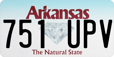 AR license plate 751UPV