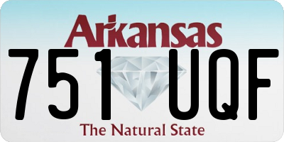 AR license plate 751UQF