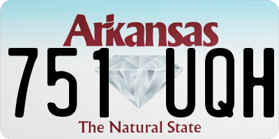 AR license plate 751UQH