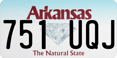 AR license plate 751UQJ