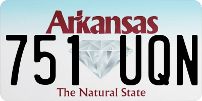 AR license plate 751UQN