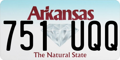 AR license plate 751UQQ