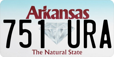 AR license plate 751URA