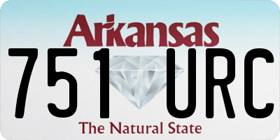 AR license plate 751URC
