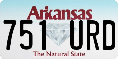 AR license plate 751URD