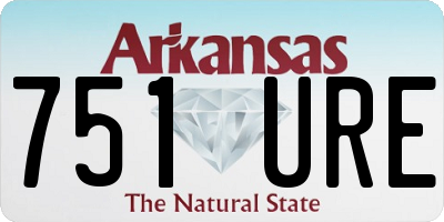 AR license plate 751URE