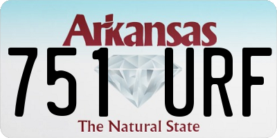 AR license plate 751URF