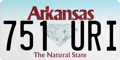 AR license plate 751URI