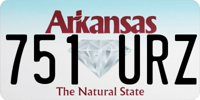 AR license plate 751URZ