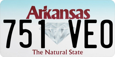 AR license plate 751VEO