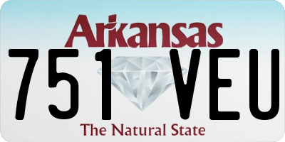AR license plate 751VEU