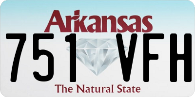 AR license plate 751VFH